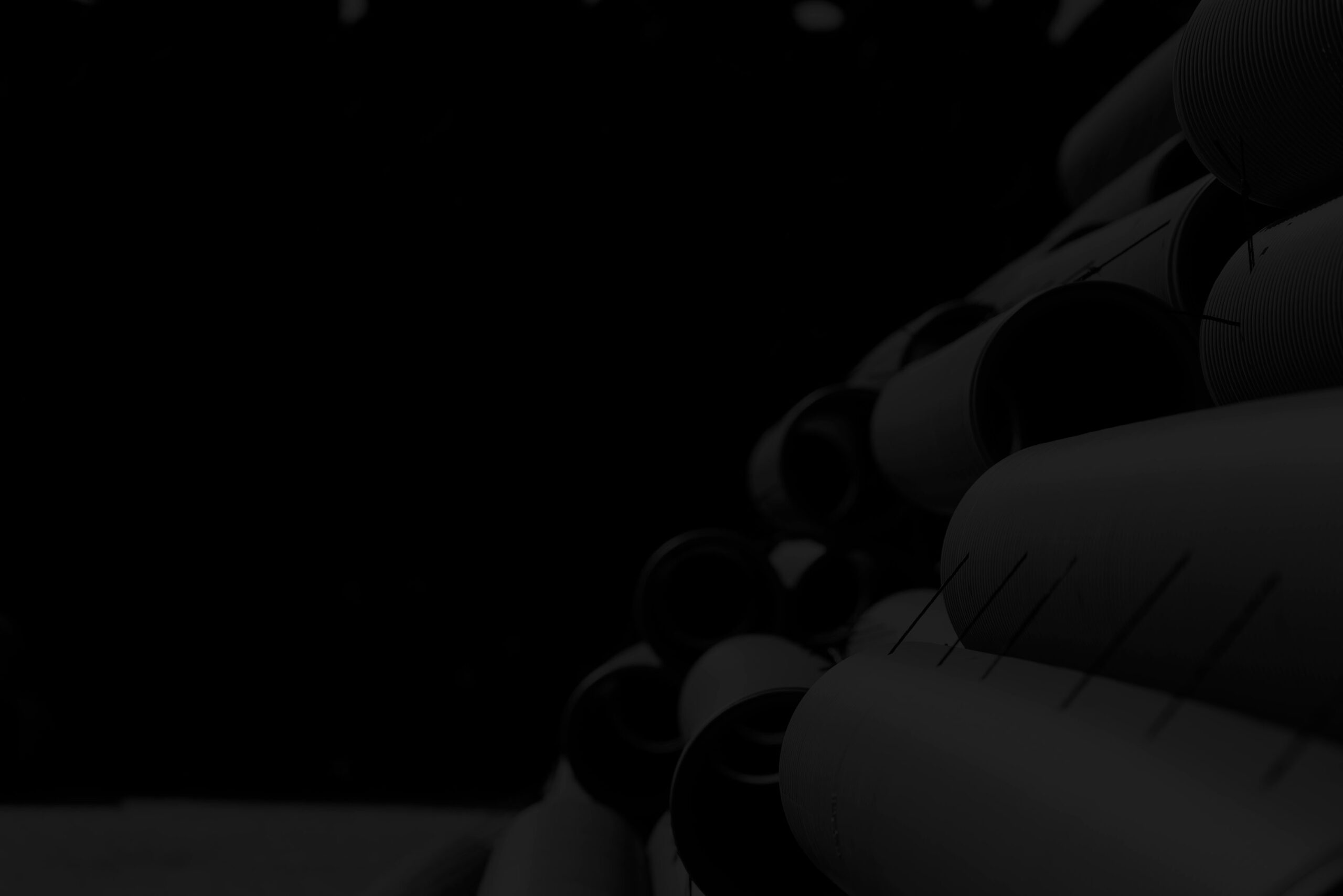 Stack of pipe in facility