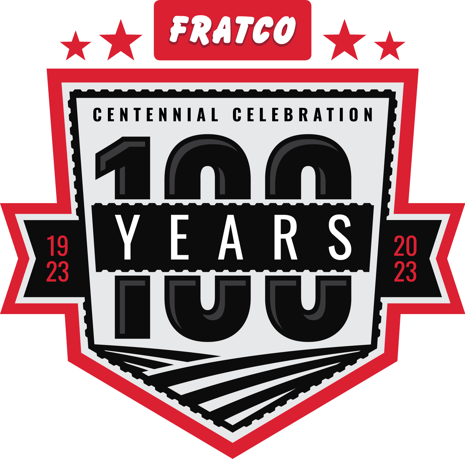 Fratco 100 Years emblem